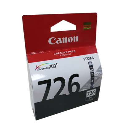 Canon CLI-726 BK Black ตลับหมึกอิงค์เจ็ท (สีดำ) ของแท้ รับประกันศูนย์