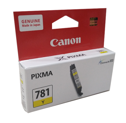 Canon CLI-781 Y Yellow ตลับหมึกอิงค์เจ็ท (สีเหลือง) ของแท้ รับประกันศูนย์