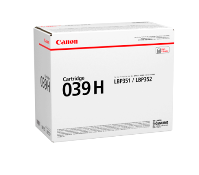 Canon Cartridge-039H BK Black ตลับหมึกโทนเนอร์ (สีดำ) ของแท้ ประกันศูนย์