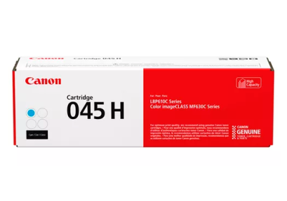 Canon Cartridge-045 HC Cyan ตลับหมึกโทนเนอร์ (สีฟ้า) ของแท้ ประกันศูนย์