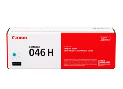 Canon Cartridge-046 HC Cyan ตลับหมึกโทนเนอร์ (สีฟ้า) ของแท้ ประกันศูนย์