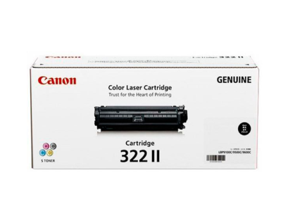 Canon Cartridge-322 II-BK Black ตลับหมึกโทนเนอร์ (สีดำ) ของแท้