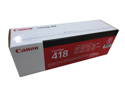 Canon Cartridge-418 M Magenta ตลับหมึกโทนเนอร์ (สีม่วงแดง) ของแท้
