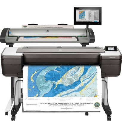 เครื่องพิมพ์แปลน/โปสเตอร์ HP DesignJet T1700dr 44-in Printer (W6B56A)