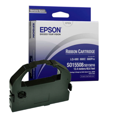 Epson S015508 ผ้าหมึก(สีดำ) ของแท้ ประกันศูนย์