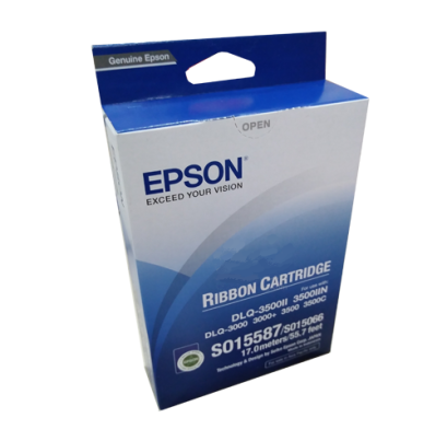 Epson S015587 ผ้าหมึก(สีดำ) ของแท้ ประกันศูนย์
