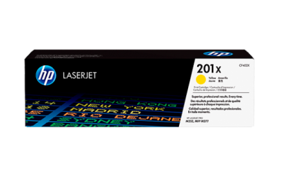 HP 201X CF402X Yellow ตลับหมึกโทนเนอร์ (สีเหลือง) ของแท้ ประกันศูนย์