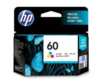 HP 60 Tri-color Original Ink Cartridge 3 สี