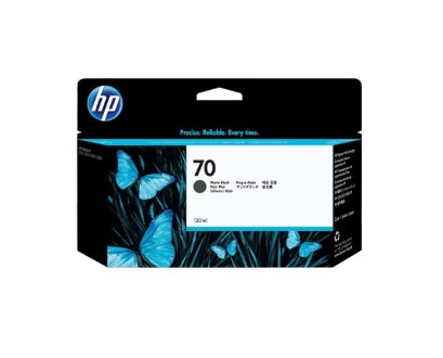 HP 70 Matte Black (สีดำด้าน) 130 ml Ink Cartridge ตลับหมึกอิงค์เจ็ท ของแท้ ประกันศูนย์