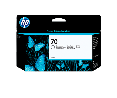 HP 70 130ml Gloss Enhancer (สีเคลือบเงา) Ink Cartridge ตลับหมึกอิงค์เจ็ท ของแท้ ประกันศูนย์