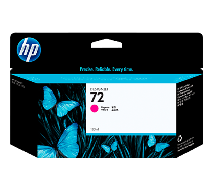 HP 72 130ml Magenta (สีม่วงแดง) Ink Cartridge ตลับหมึกอิงค์เจ็ท ของแท้ ประกันศูนย์