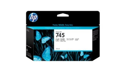 HP 745 130-ml Matte Black Ink Cartridge**สินค้าเลิกผลิต EOL รุ่นทดแทนใช้ F9K05A**