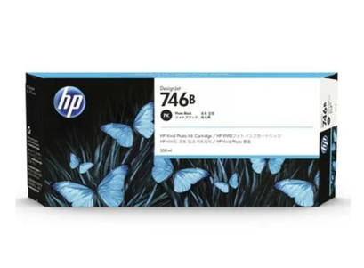 HP 746B 300ml Photo Black (สีดำ) DJ Ink ตลับหมึกอิงค์เจ็ท ของแท้ ประกันศูนย์