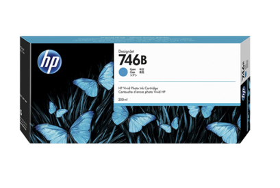 HP 746B 300ml Cyan (สีฟ้า) DJ Ink ตลับหมึกอิงค์เจ็ท ของแท้ ประกันศูนย์