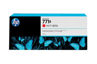 HP 771B 775ml Chrmtc Red (สีแดง) Ink Cartridge ตลับหมึกอิงค์เจ็ท ของแท้ ประกันศูนย์