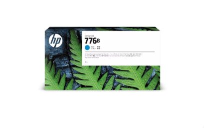 HP 776B 1L Cyan (สีฟ้า) Ink Cartridge ตลับหมึกอิงค์เจ็ท ของแท้ ประกันศูนย์