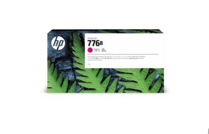 HP 776B 1L Magenta (สีม่วงแดง) Ink Cartridge ตลับหมึกอิงค์เจ็ท ของแท้ ประกันศูนย์