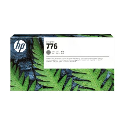 HP 776 1L Gray (สีเทา) Ink Cartridge ตลับหมึกอิงค์เจ็ท ของแท้ ประกันศูนย์