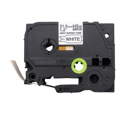 Brother HSE-261E เทปพิมพ์อักษรสำหรับท่อหด ratio 3:1 ขนาด 31.0 มม. (ดำ/ขาว) ของแท้ รับประกันศูนย์