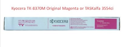 Kyocera TK-8370M Original Magenta Toner Cartridge for TASKalfa 3554ci