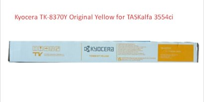 Kyocera TK-8370Y Original Yellow Toner Cartridge for TASKalfa 3554ci