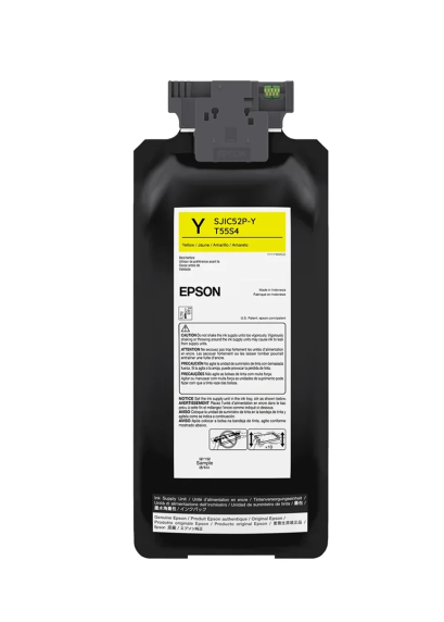 ตลับหมึก Epson SJIC52P  Yellow Ink Cartridge C13T52R400 (สีเหลือง) ของแท้ ประกันศูนย์