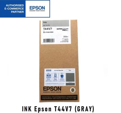 Epson T44V700 (สีเทา) GREY IC 350ML ของแท้ ประกันศูนย์