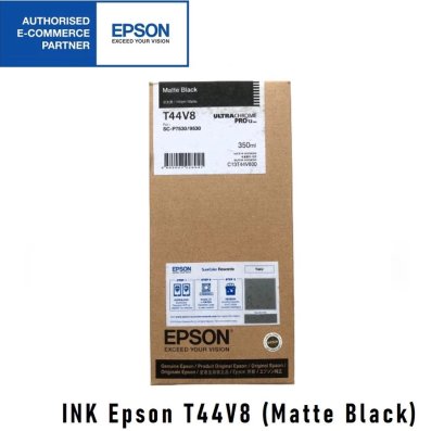 Epson T44V800 (สีดำด้าน) MATTE BLACK IC 350ML ของแท้ ประกันศูนย์