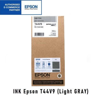 Epson T44V900 (สีเทาอ่อน) LIGHT GRAY IC 350ML ของแท้ ประกันศูนย์