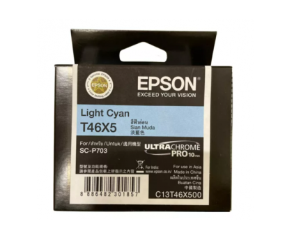 Epson T46X500 LIGHT CYAN 25ML ตลับหมึก (สีฟ้าอ่อน) ของแท้ ประกันศูนย์