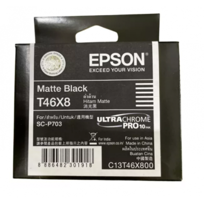 Epson T46X800 MATTE BLACK 25ML ตลับหมึก (สีดำด้าน) ของแท้ ประกันศูนย์