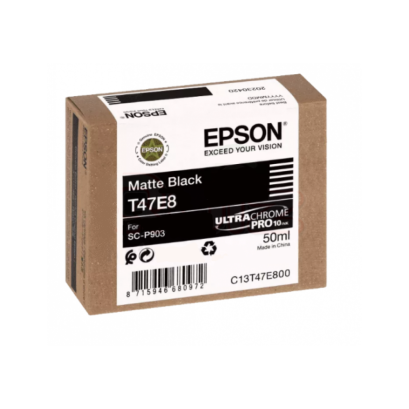 Epson T47E800 (สีดำด้าน) MATTE BLACK 50ML ของแท้ ประกันศูนย์