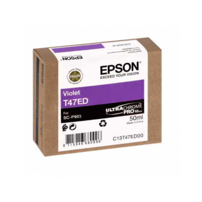 Epson T47ED00 (สีม่วง) VIOLET 50ML ของแท้ ประกันศูนย์