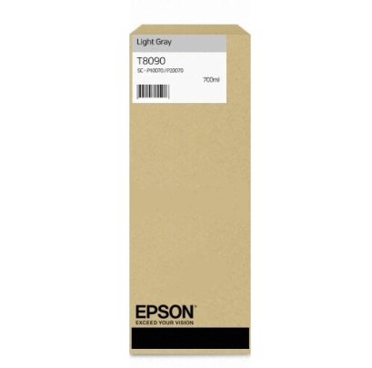 Epson T809000 LIGHT GRAY 700ML ตลับหมึก (สีเทาอ่อน) ของแท้ ประกันศูนย์