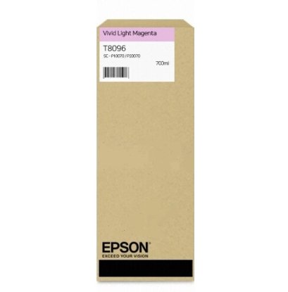 Epson T809600 VIVID LIGHT MAGENTA 700ML ตลับหมึก (สีม่วงแดงอ่อน) ของแท้ ประกันศูนย์