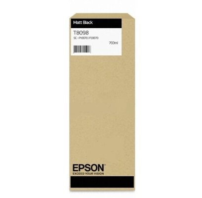 Epson T809800 MATTE BLACK 700ML ตลับหมึก (สีดำด้าน) ของแท้ ประกันศูนย์