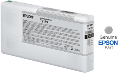 Epson T913700 (สีเทา) LIGHT BLACK IC ของแท้ ประกันศูนย์