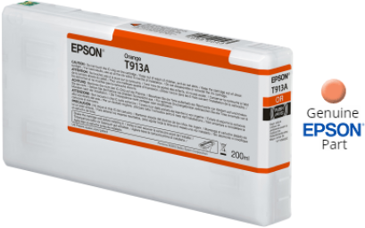 Epson T913A00 (สีส้ม) ORANGE IC ของแท้ ประกันศูนย์