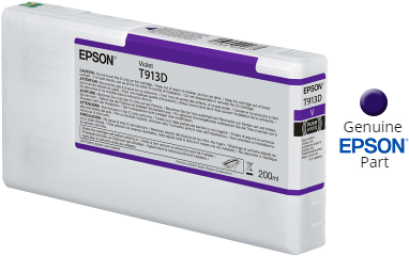 Epson T913D00 (สีม่วง) VIOLET IC ของแท้ ประกันศูนย์