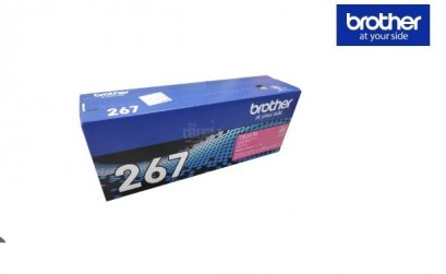 BROTHER-TN-267M หมึกพิมพ์เลเซอร์โทนเนอร์สีแดง รับประกันศูนย์บริการของแท้แน่นอน