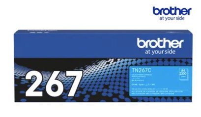 หมึกพิมพ์ของแท้Brother TN267Cสีฟ้า