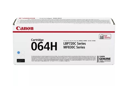 Canon Cartridge-064H C Cyan ตลับหมึกโทนเนอร์ (สีฟ้า) ของแท้ ประกันศูนย์