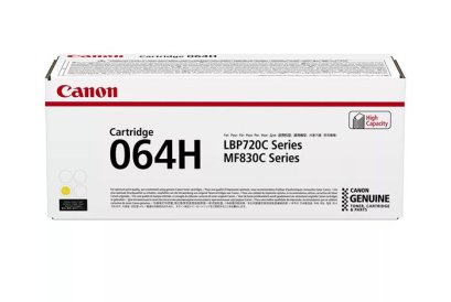Canon Cartridge-064H Y Yellow ตลับหมึกโทนเนอร์ (สีเหลือง) ของแท้ ประกันศูนย์