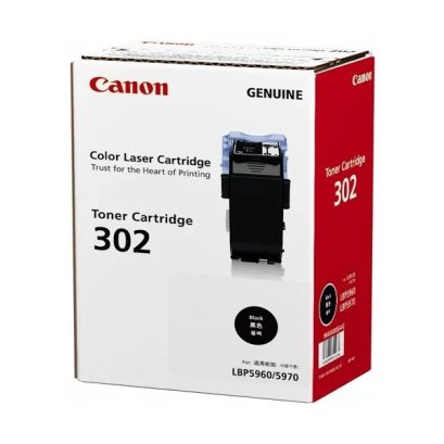 Canon Cartridge-302 BK Black ตลับหมึกโทนเนอร์ (สีดำ) ของแท้ ประกันศูนย์