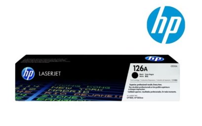 HP 126A Black Original LaserJet Toner Cartridge