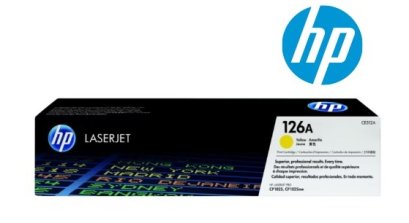 HP 126A Yellow Original LaserJet Toner Cartridge
