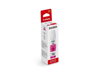 Canon GI-70 M Magenta น้ำหมึกเติมอิงค์เจ็ท (สีม่วงแดง) แบบขวด 70 ml. ของแท้ รับประกันศูนย์