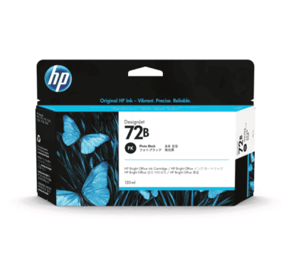 HP 72B 130ml Photo Black (สีดำ) DJ Ink ตลับหมึกอิงค์เจ็ท ของแท้ ประกันศูนย์