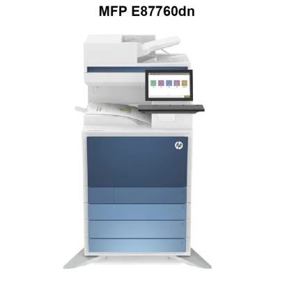 เครื่องถ่ายเอกสาร สี ขนาด A3 HP Color LaserJet Managed MFP E87760dn