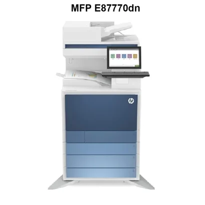 เครื่องถ่ายเอกสาร สี ขนาด A3 HP Color LaserJet Managed MFP E87770dn